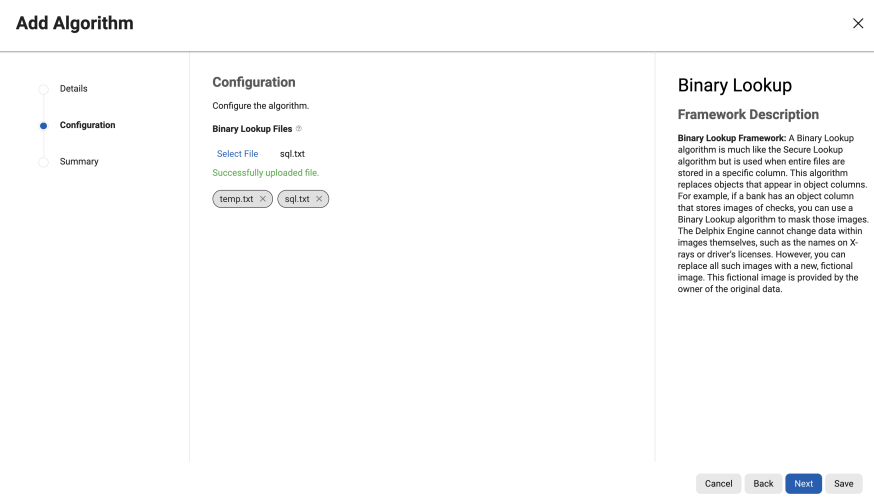 binary lookup