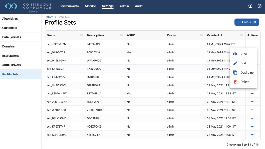 configure profile