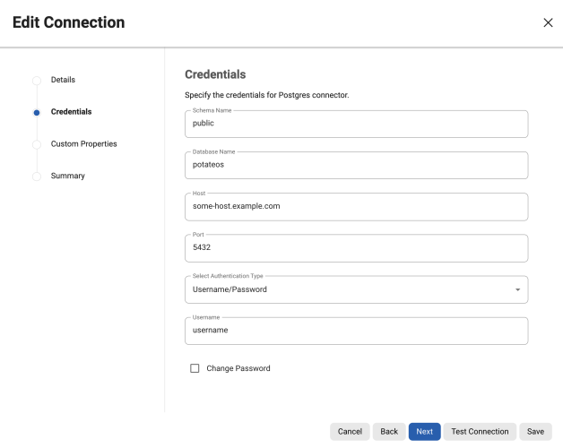 edit connection