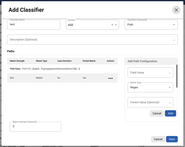 manage classifiers