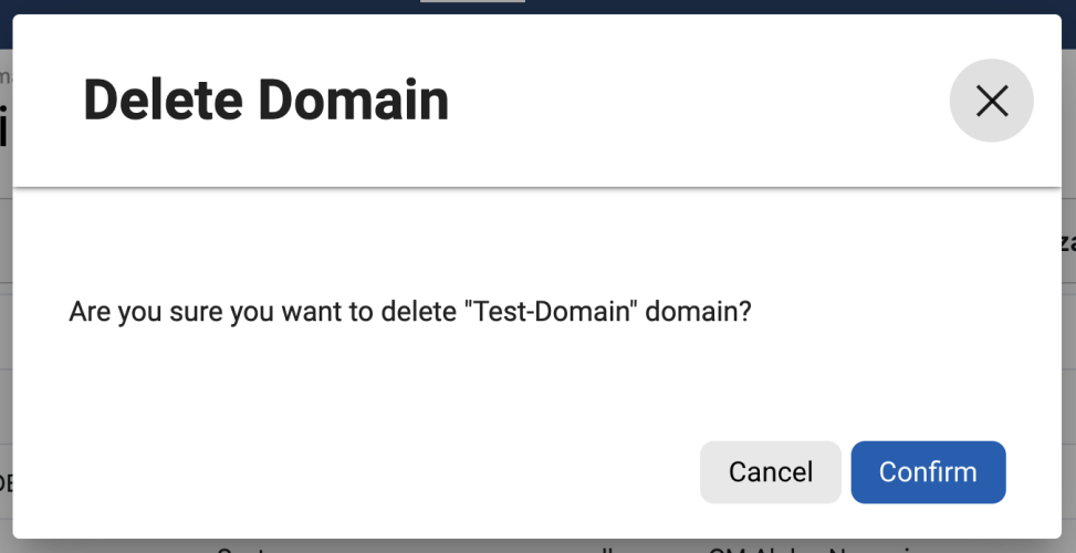 managing domain