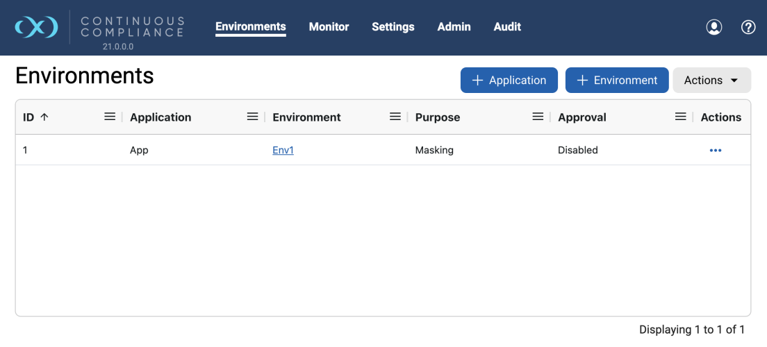 manage environments