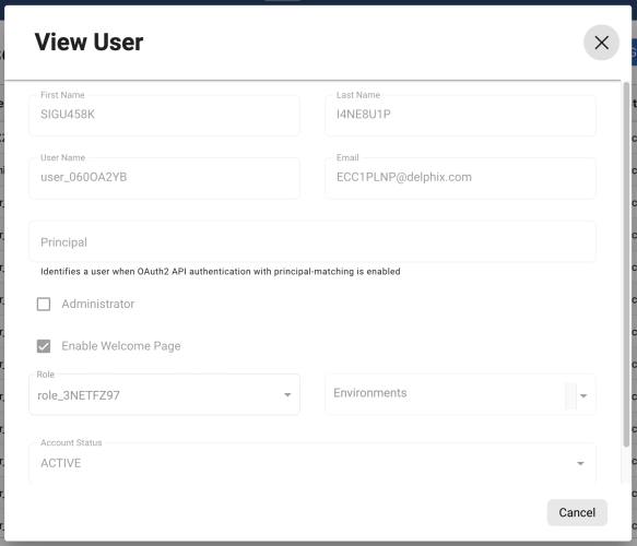 user roles