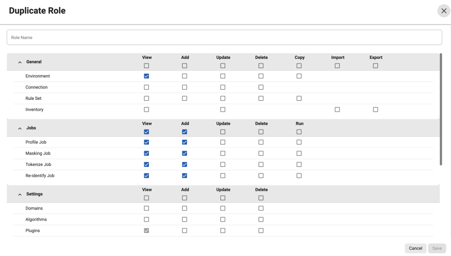 user roles