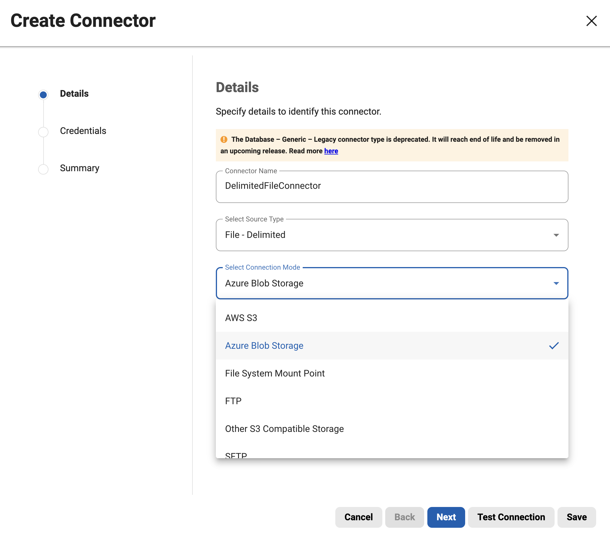 managing connectors managing connectors