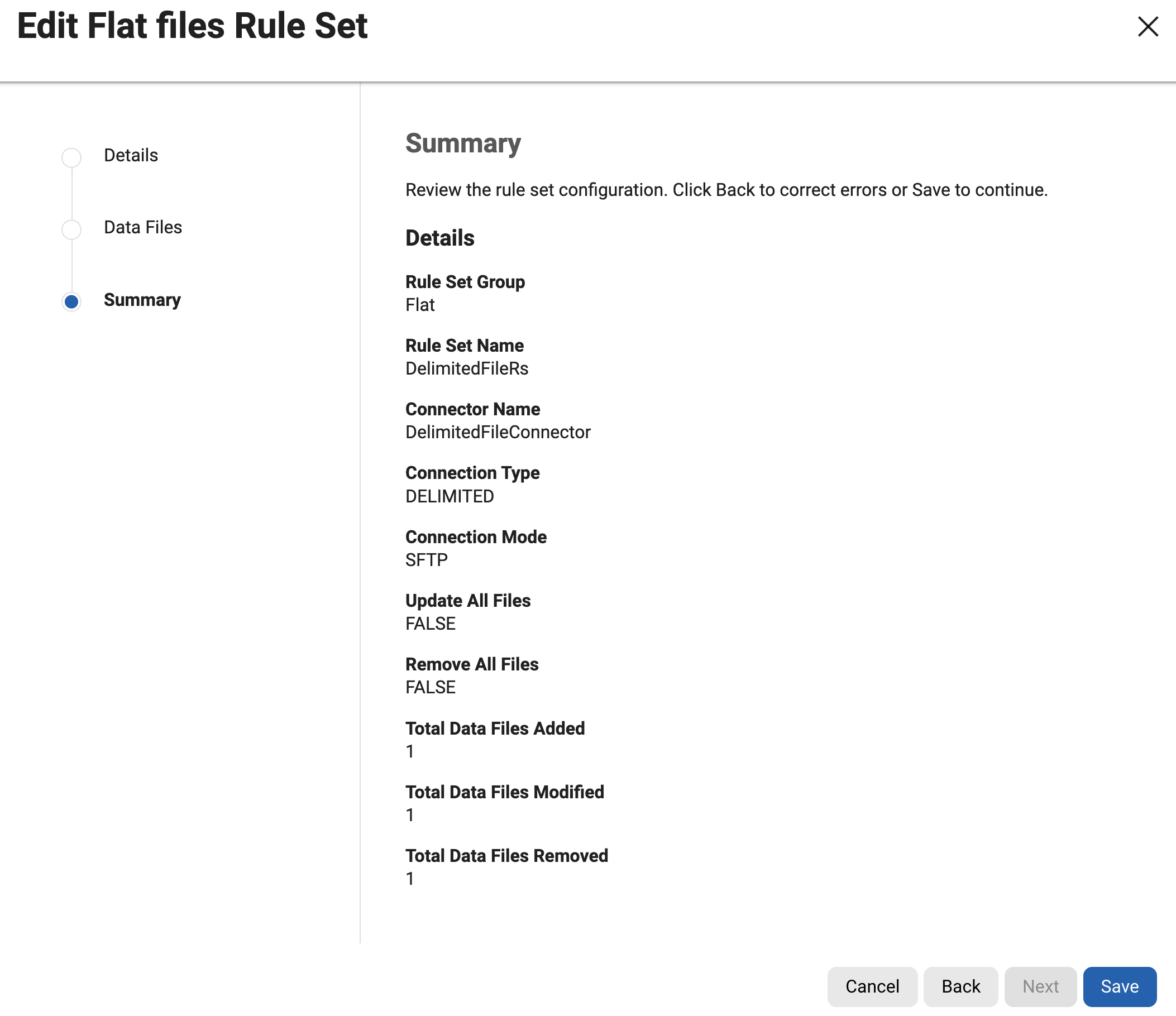 managing rule set managing rule set