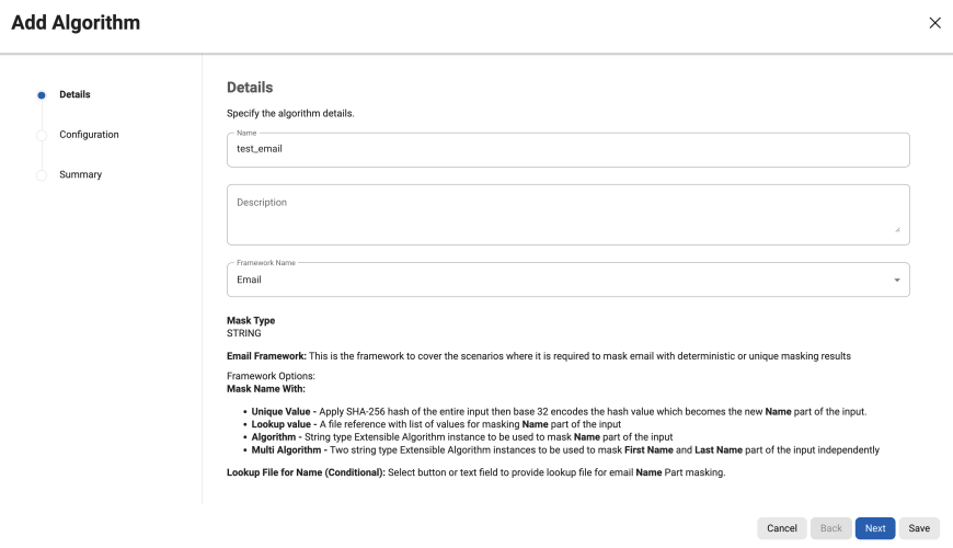 email algorithms