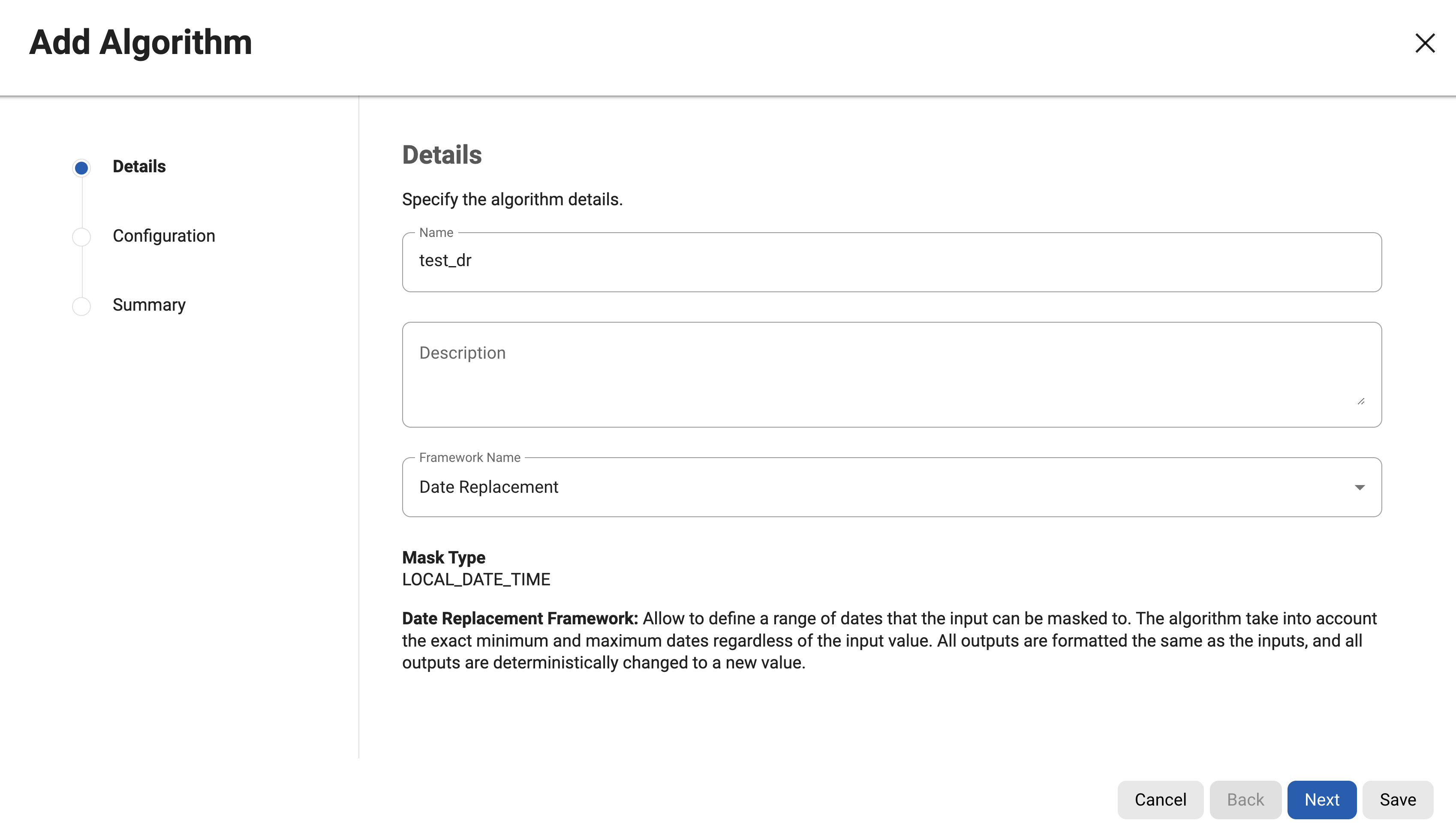 date replacement date replacement