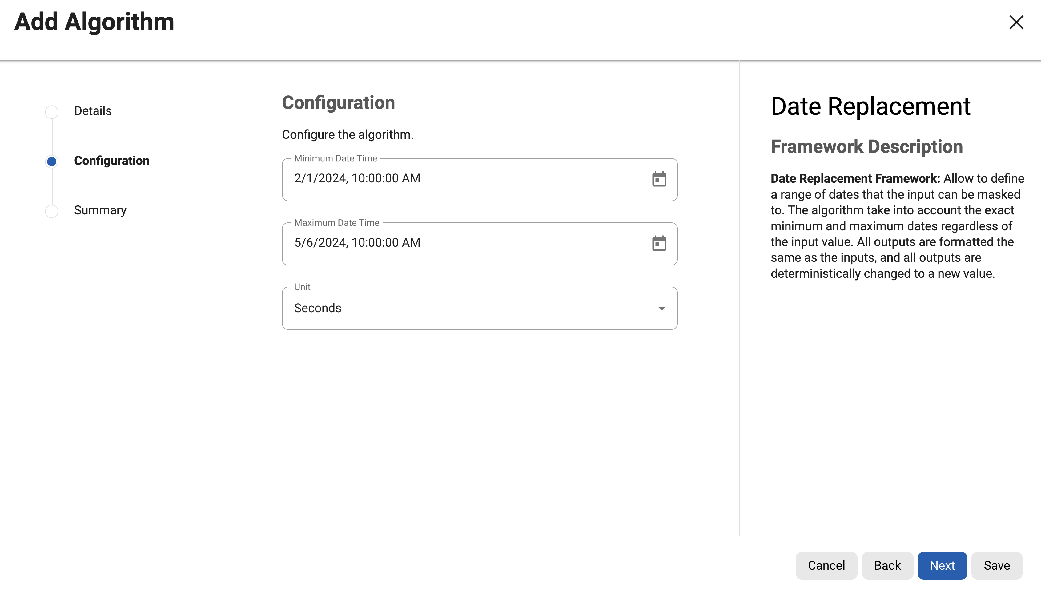 date replacement date replacement