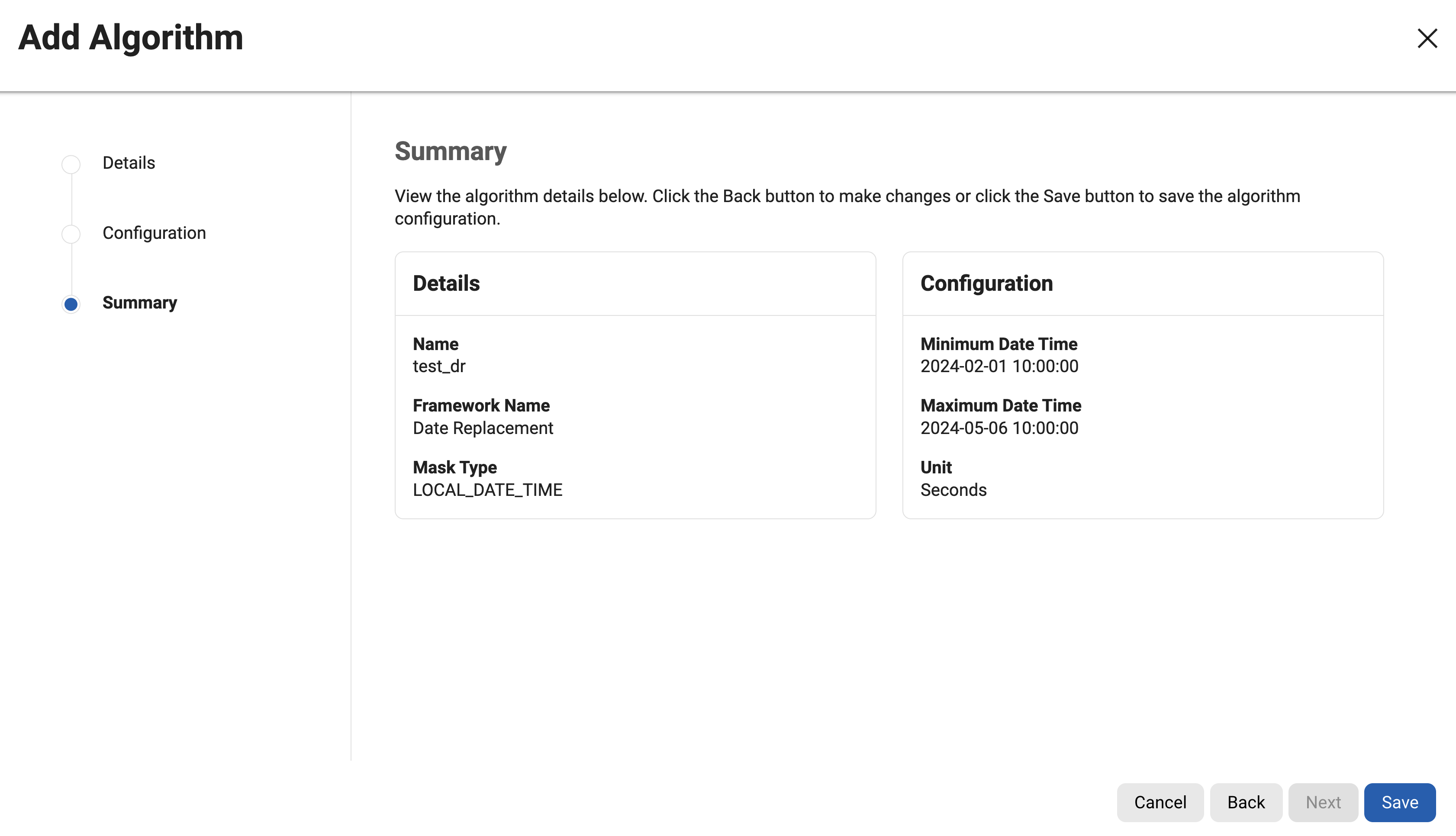date replacement date replacement