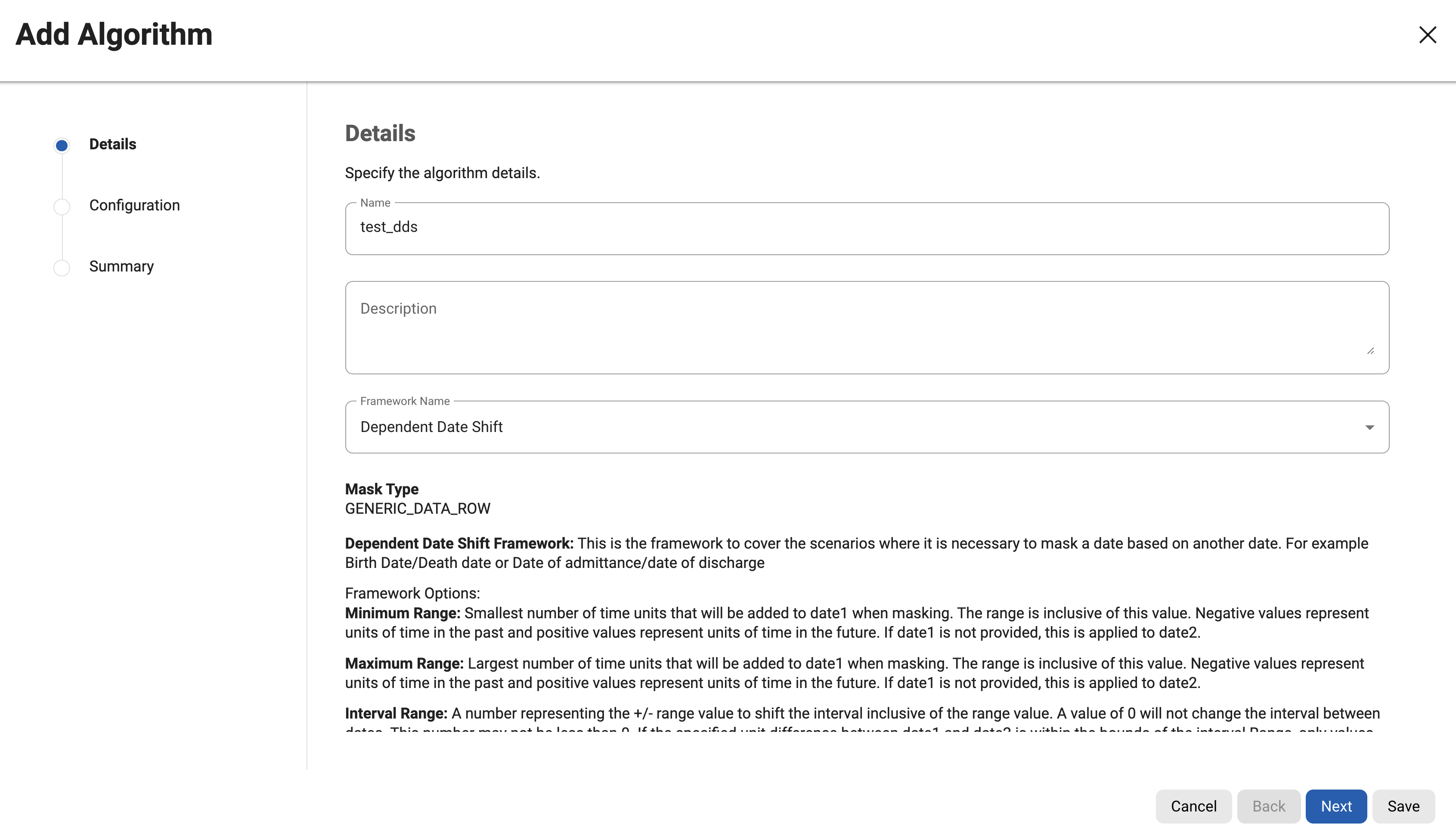 dependent date dependent date
