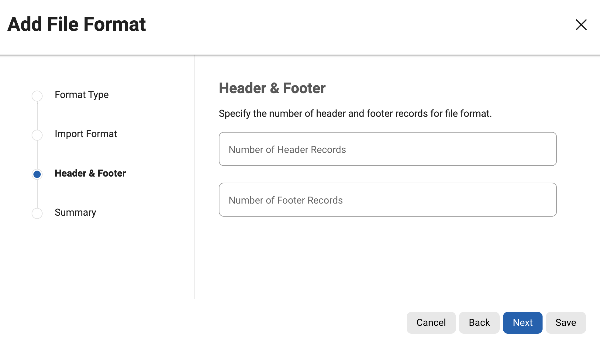 import file formats import file formats