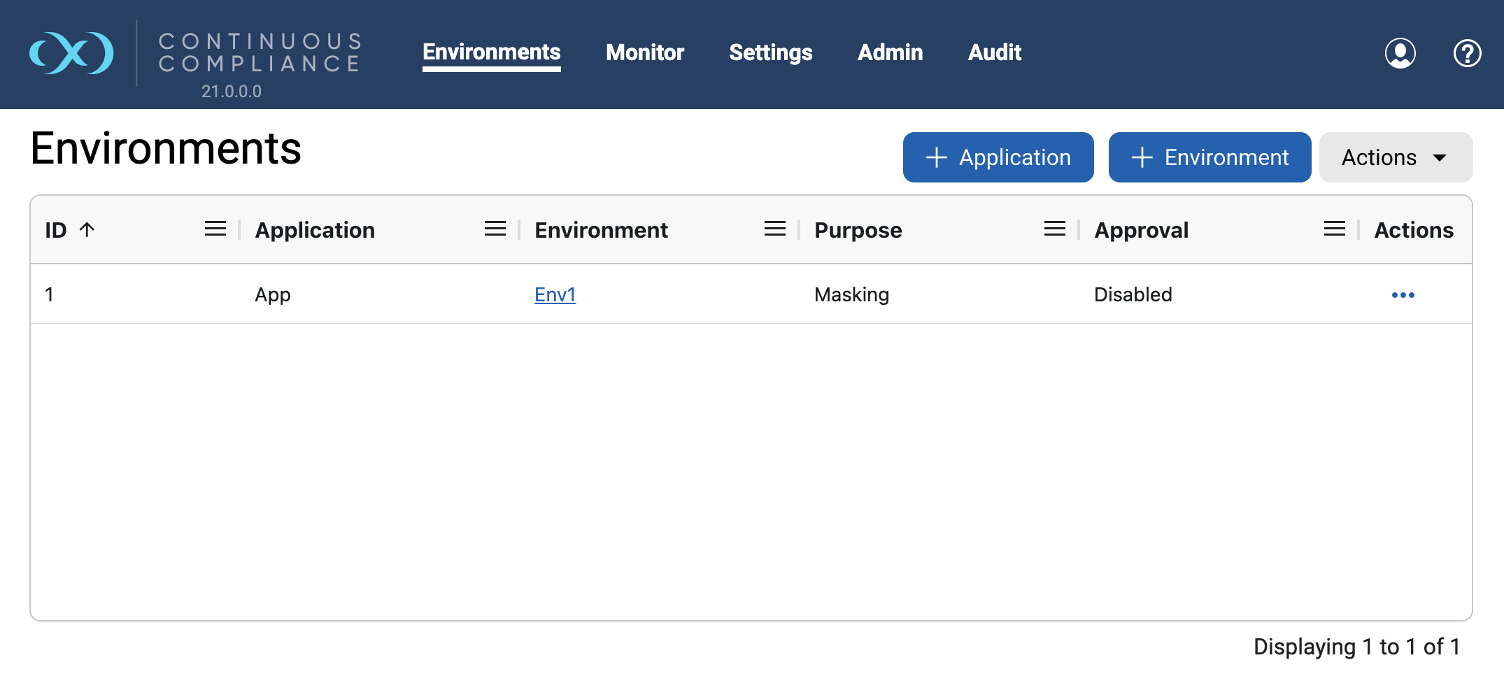 manage environments manage environments