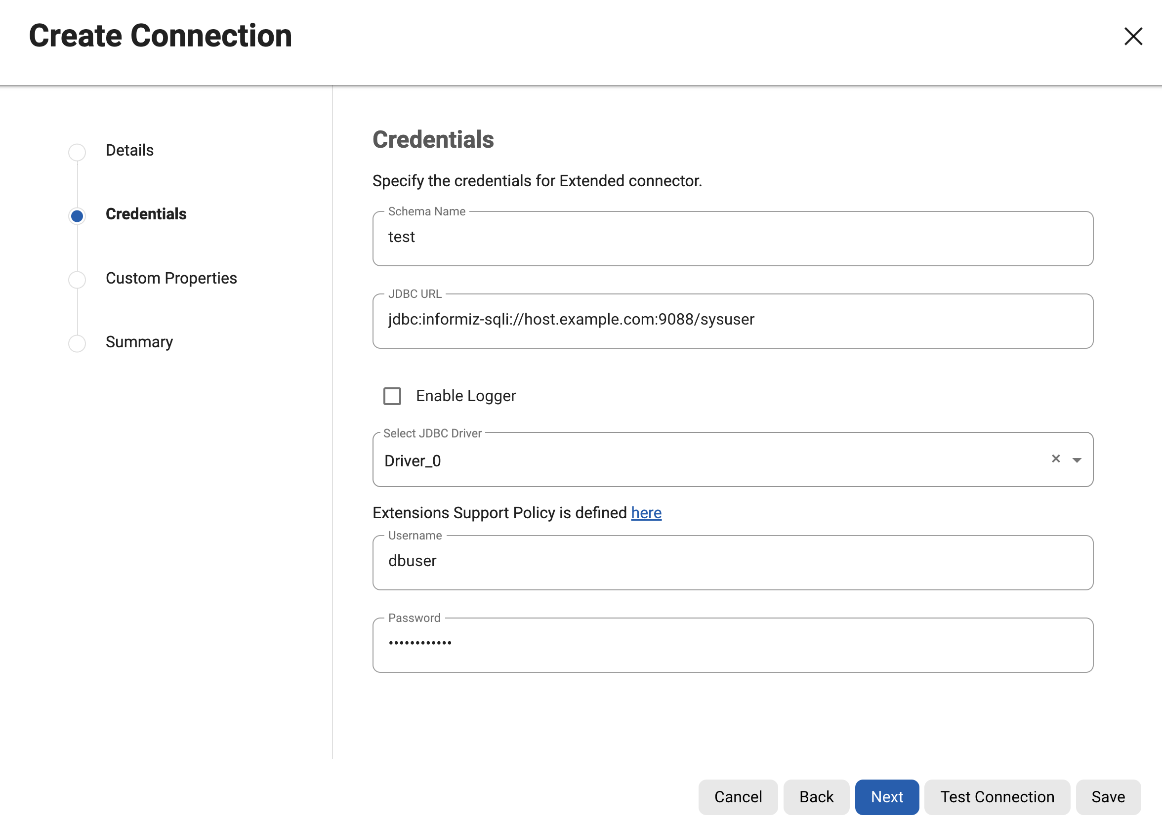 managing extended connectors managing extended connectors
