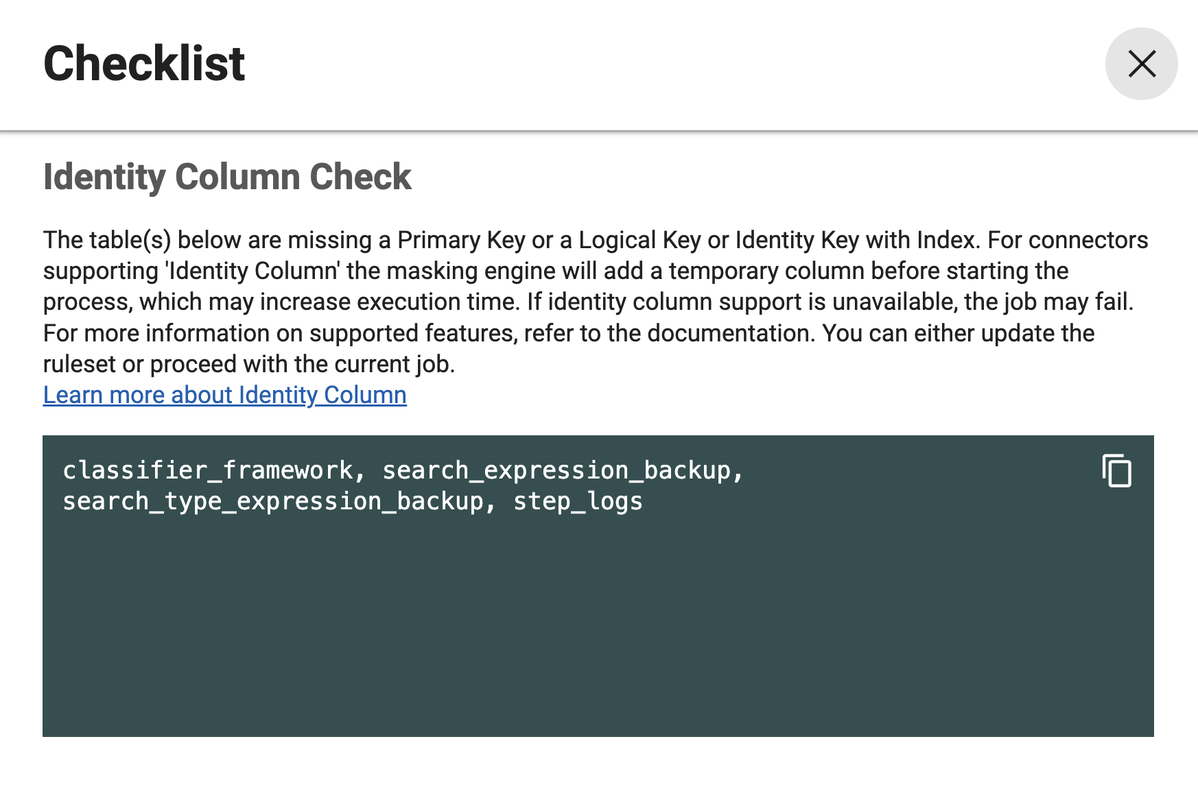 manage rule set manage rule set