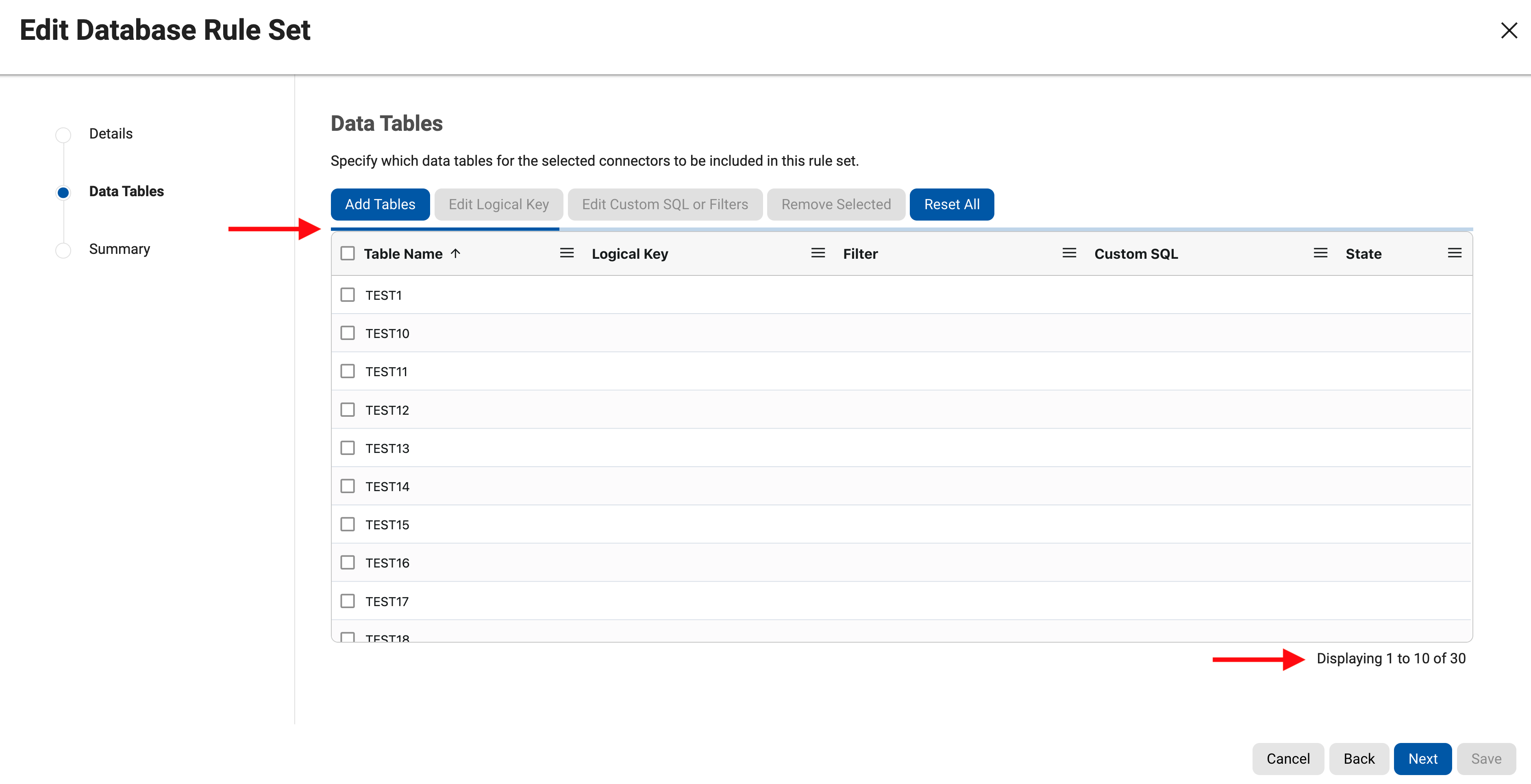 managing rule set managing rule set