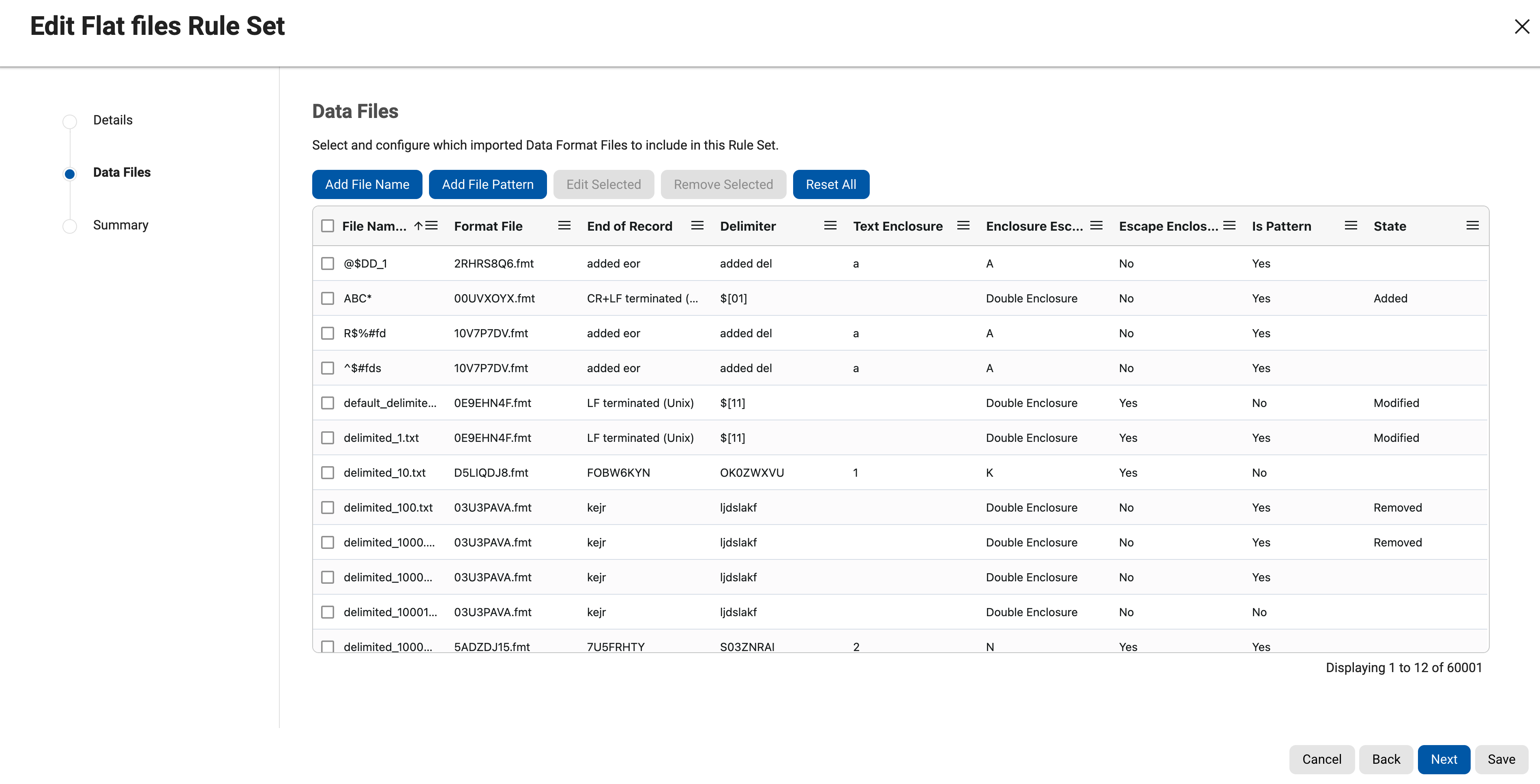 managing rule set managing rule set