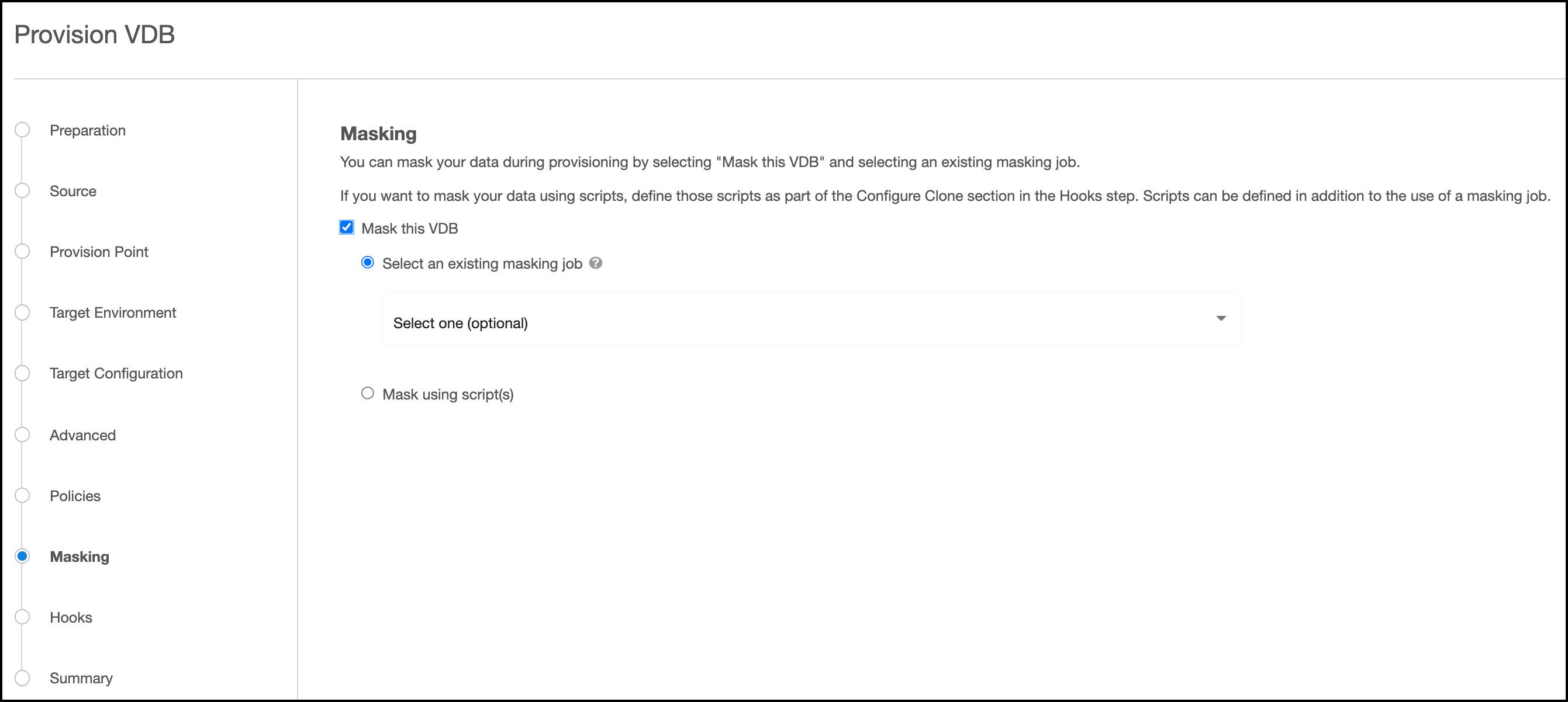provision vdbs provision vdbs