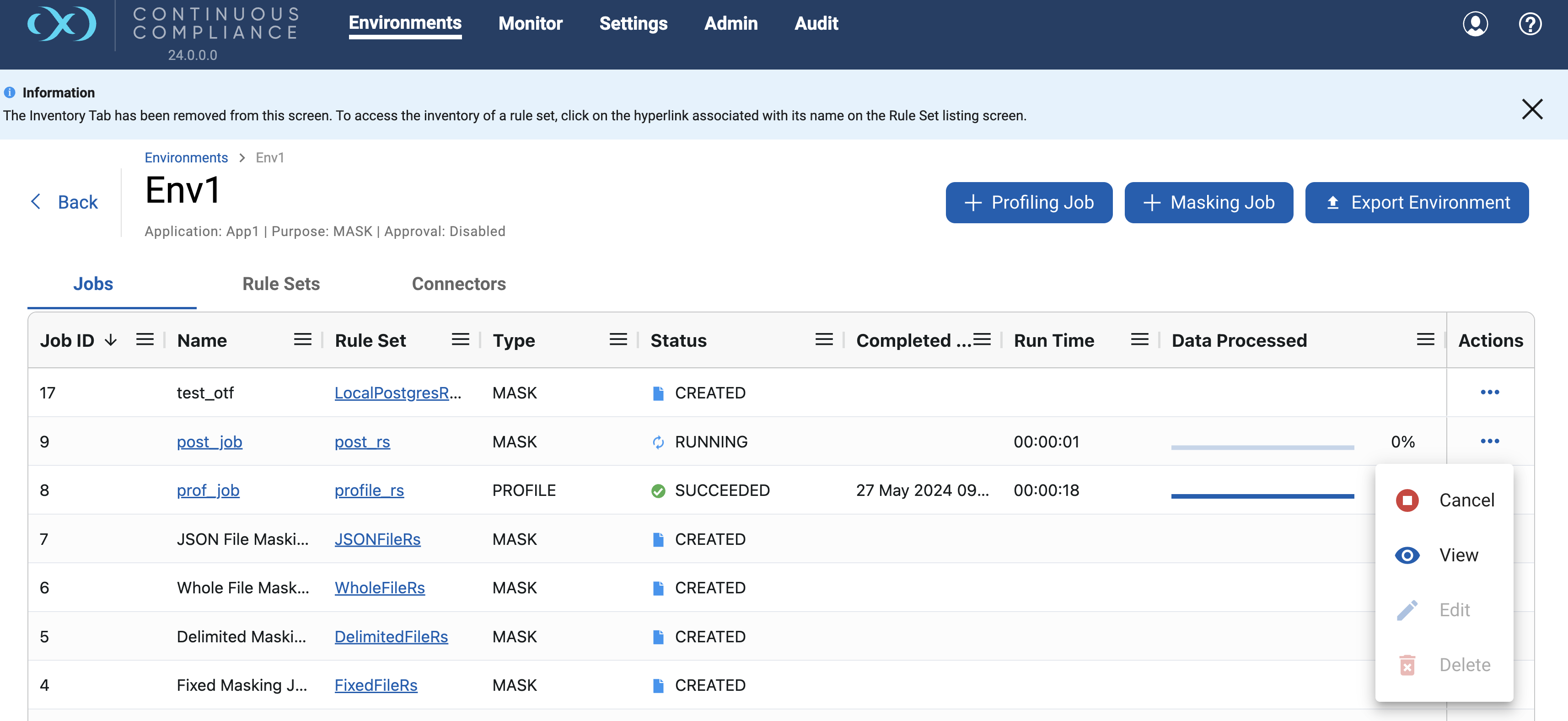 running jobs running jobs