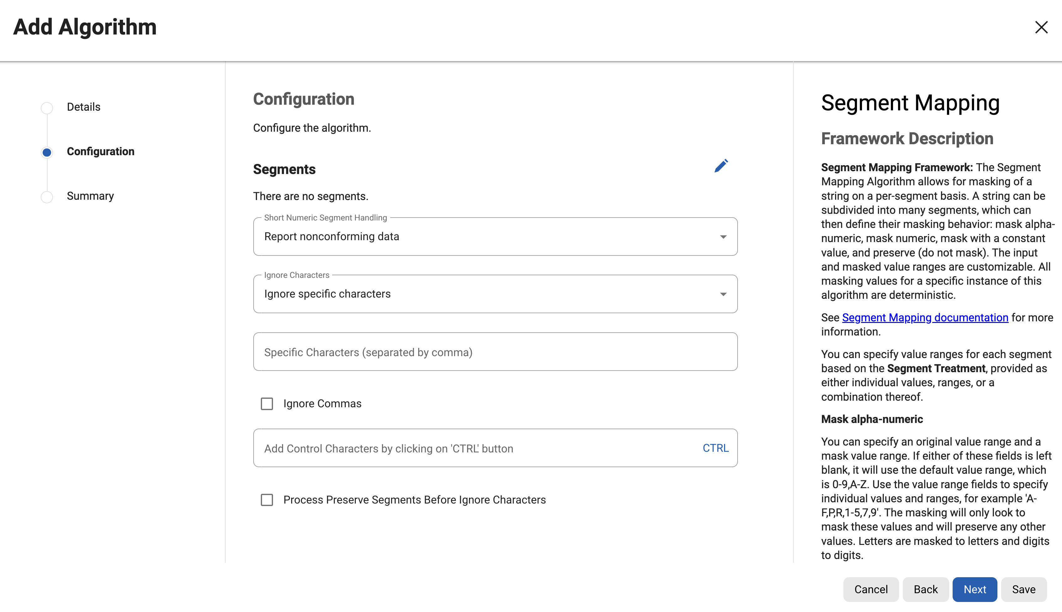 segment mapping segment mapping