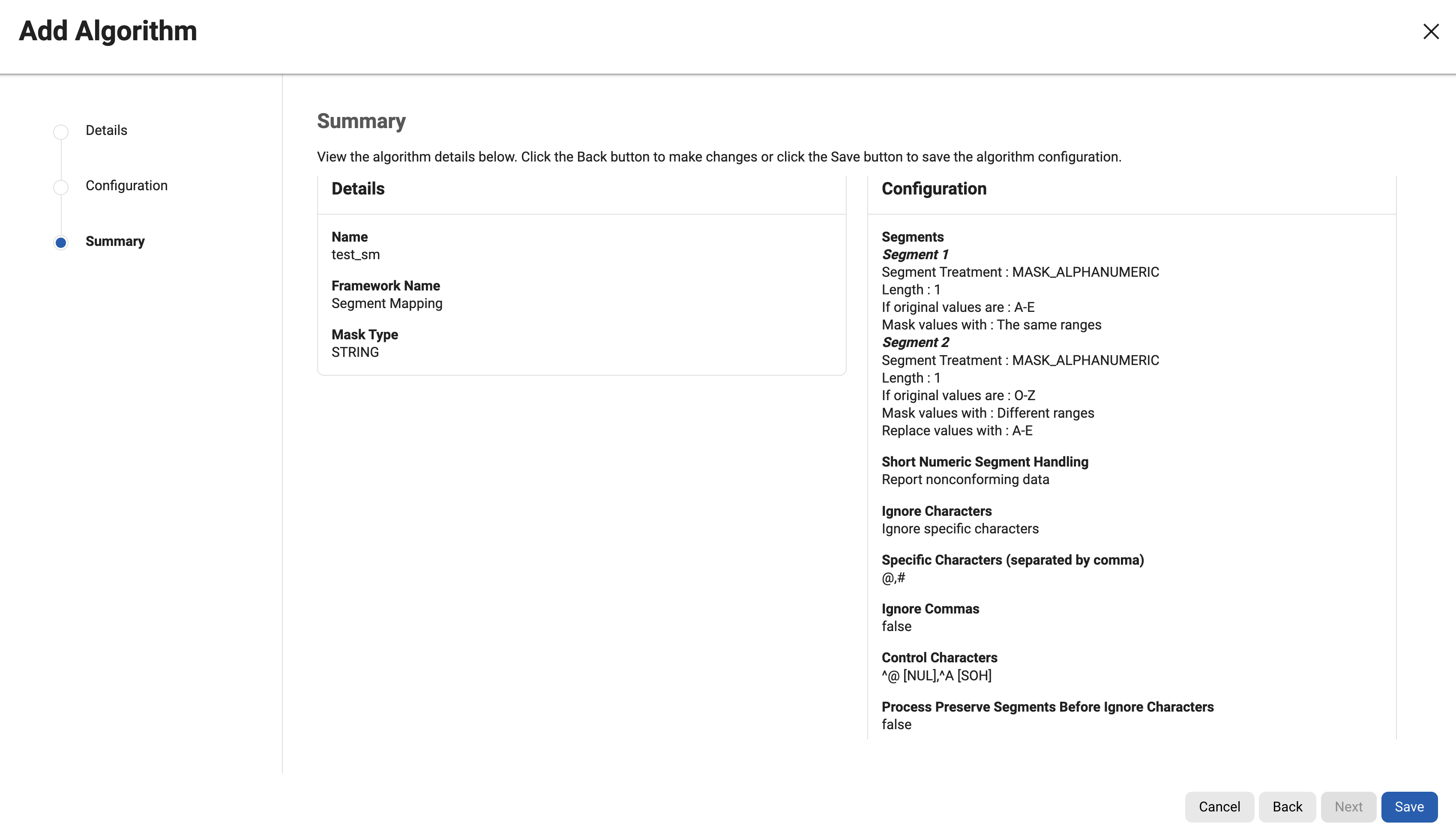 segment mapping segment mapping