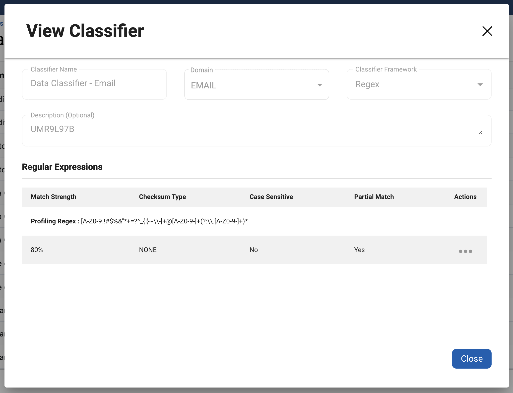 manage classifiers manage classifiers
