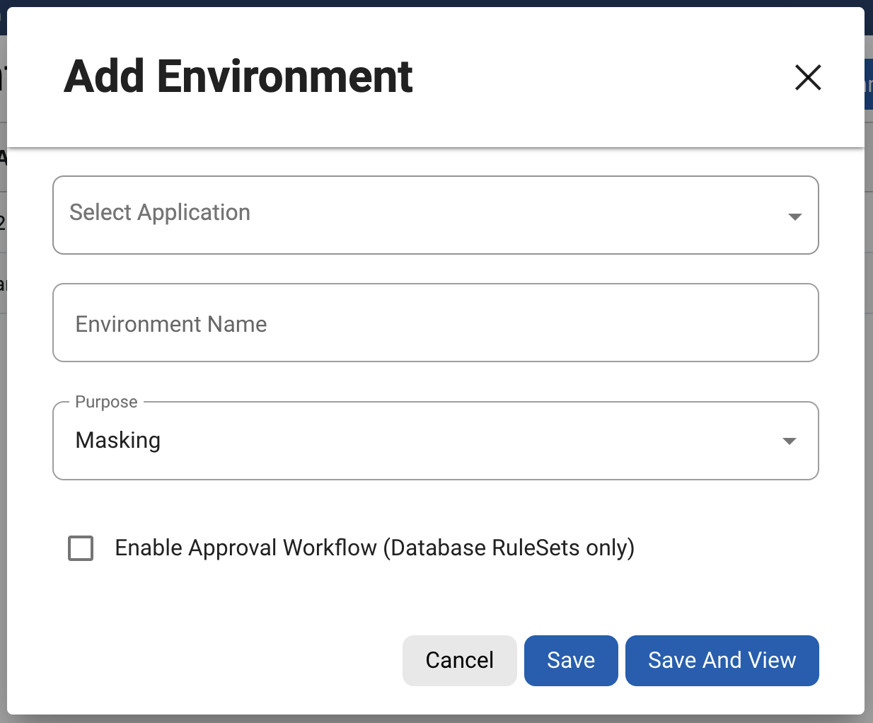 manage environments manage environments