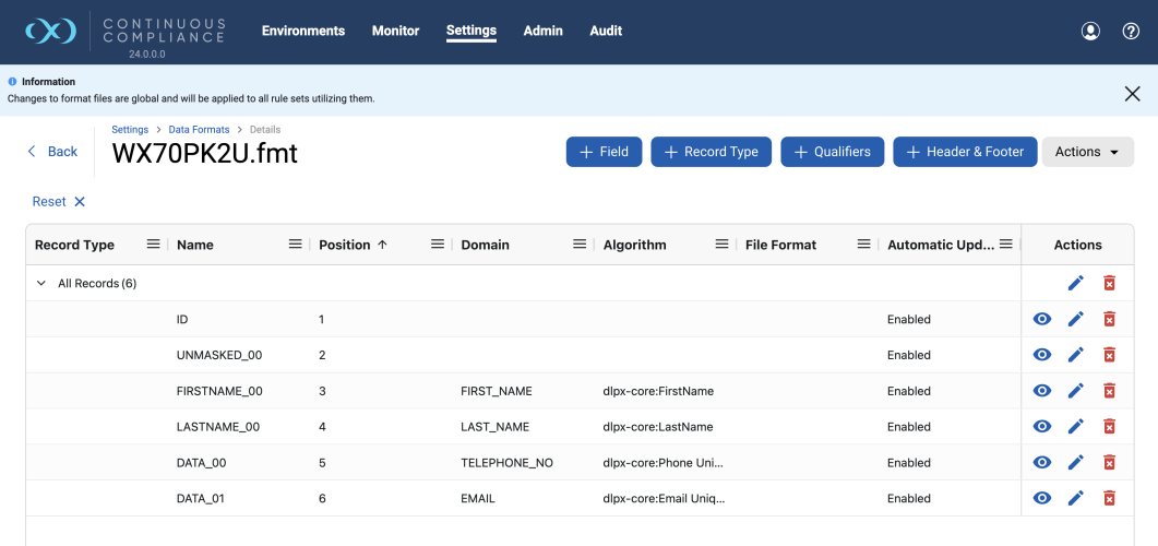manage records