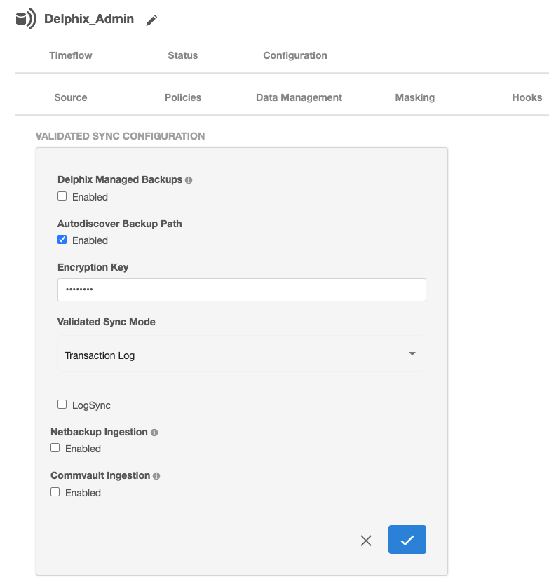 Linking SQL Server dSources with Delphix Managed Backups