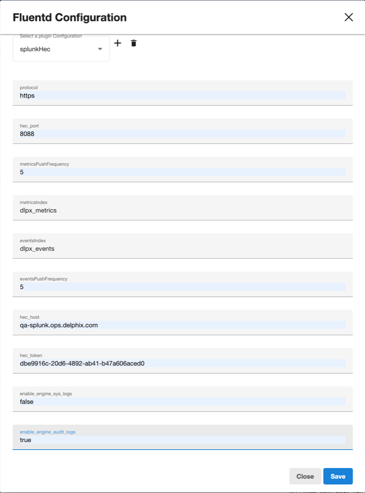 Manage Fluentd plugin service