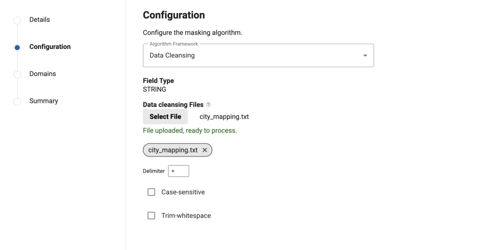 data cleansing