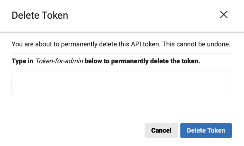Delete Token