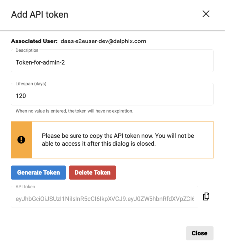 Generate Token