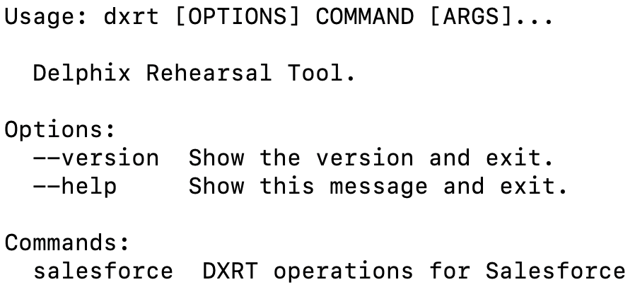 rehearsal tool command