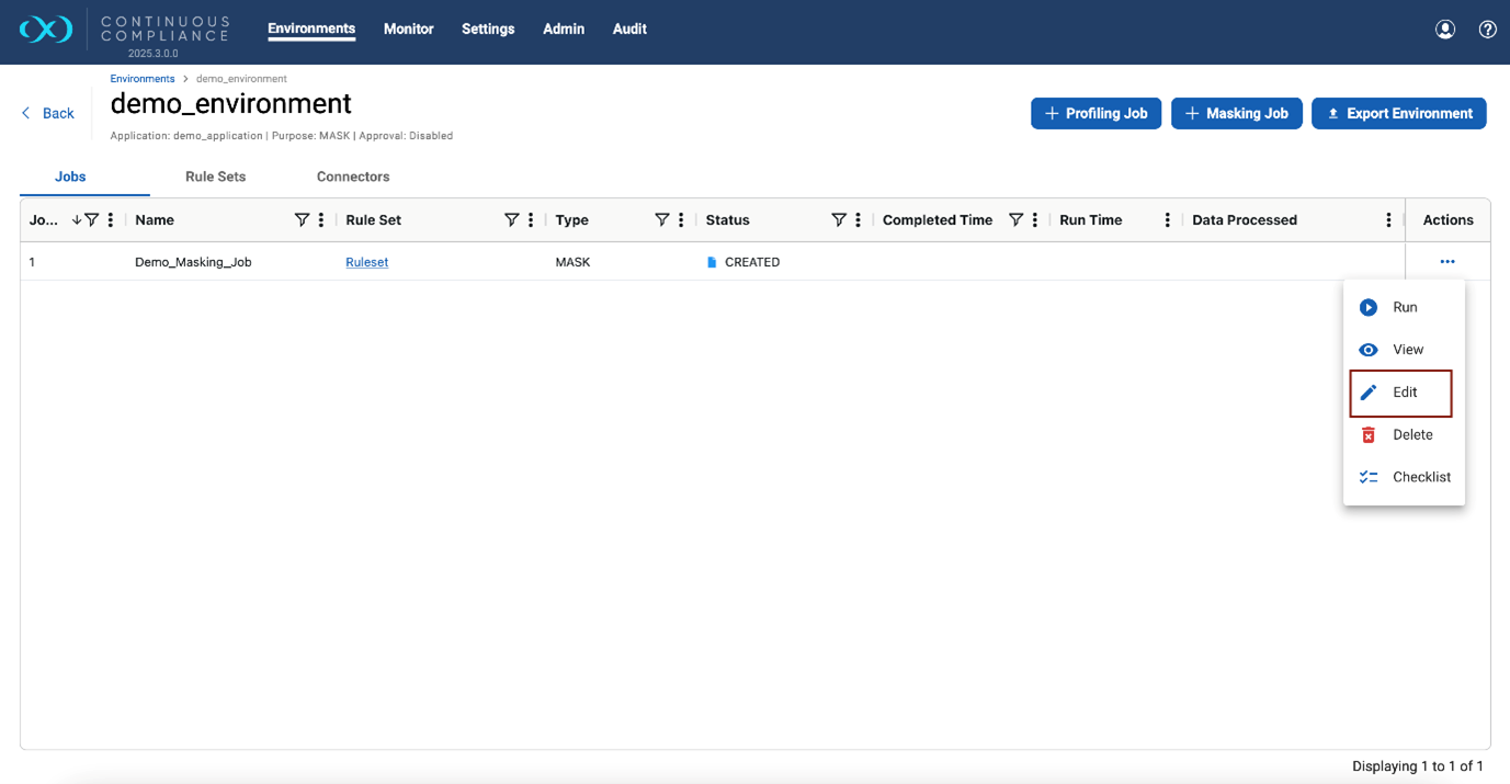 Running the Rehearsal Tool (dxrt) from the Continuous Compliance Engine